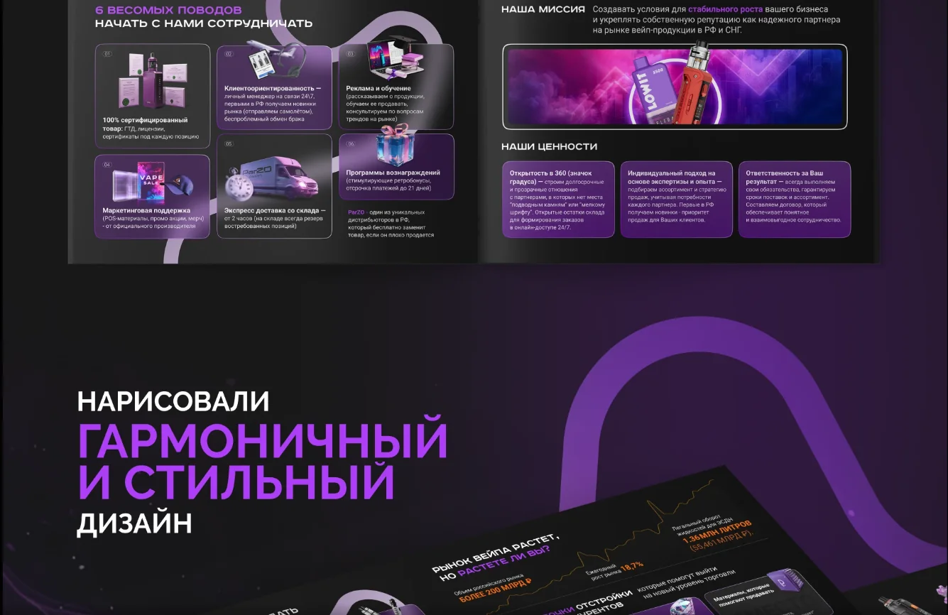 Позиционирование для дистрибьютора вейп-продукции — фрагмент 5